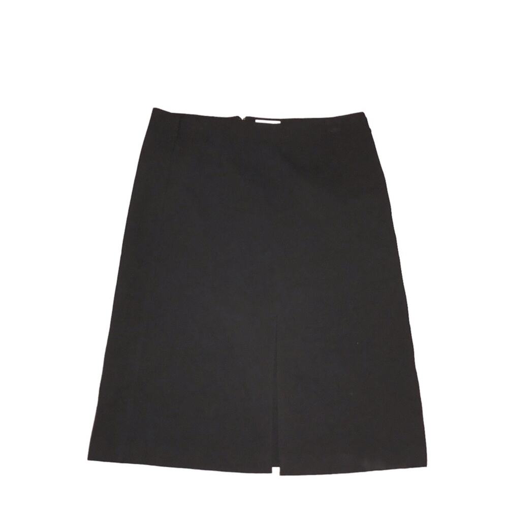 M N G black skirt with front slit size 1X